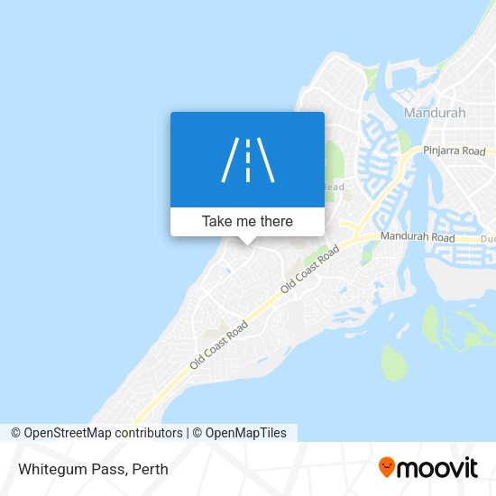 Whitegum Pass map