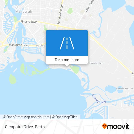 Mapa Cleopatra Drive