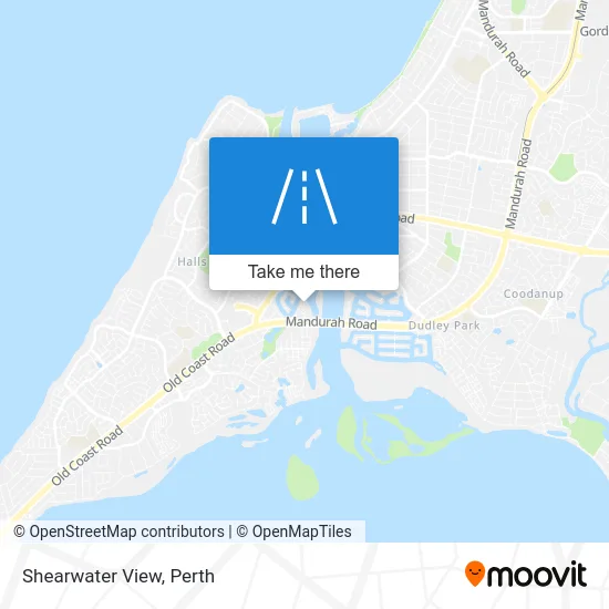 Mapa Shearwater View