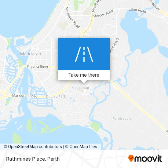 Mapa Rathmines Place