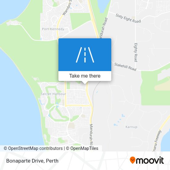 Bonaparte Drive map