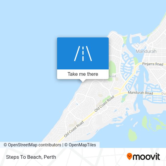 Steps To Beach map