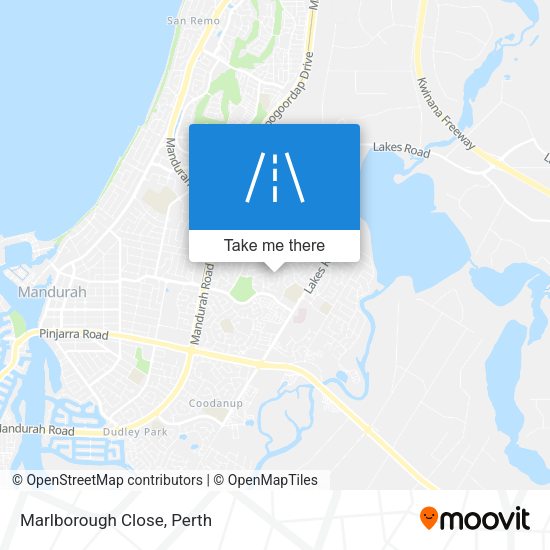 Marlborough Close map