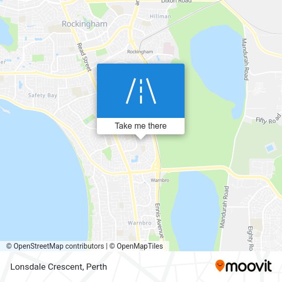 Lonsdale Crescent map