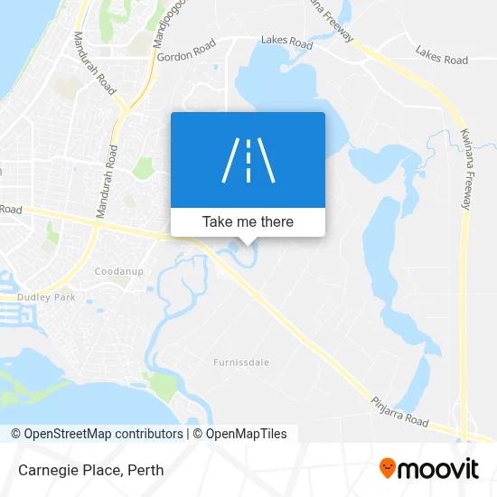 Mapa Carnegie Place