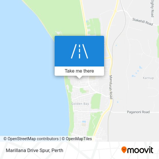 Marillana Drive Spur map