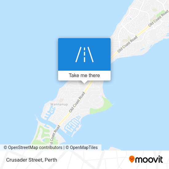 Crusader Street map