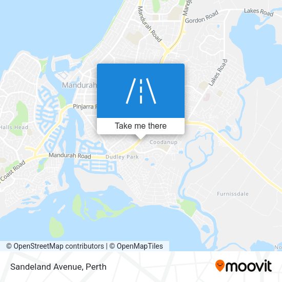 Sandeland Avenue map
