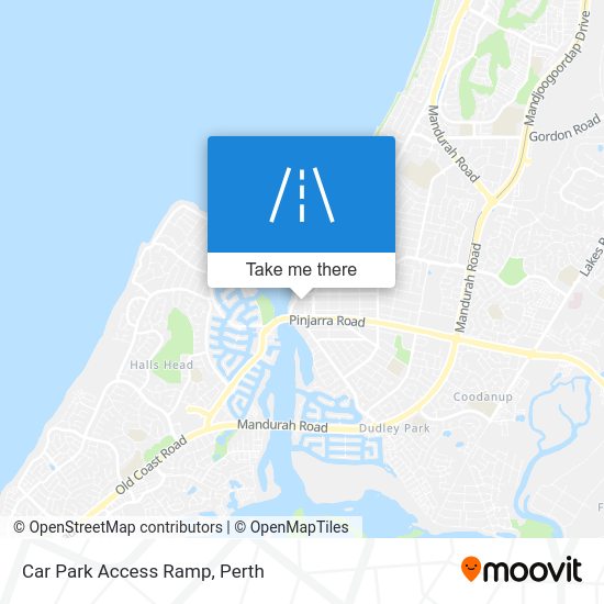 How to get to Car Park Access Ramp in Mandurah by Bus or Train?