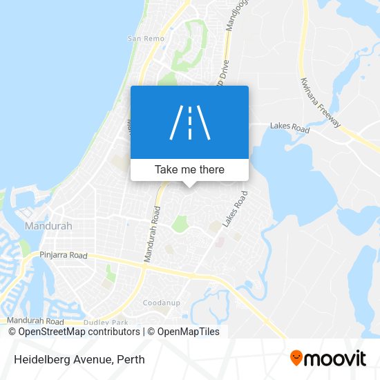 Heidelberg Avenue map