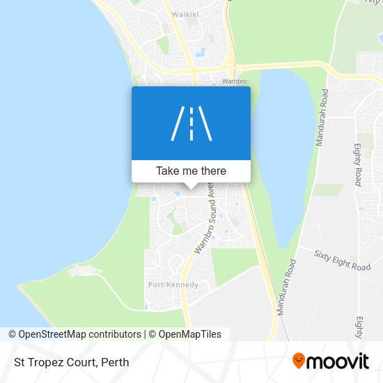St Tropez Court map
