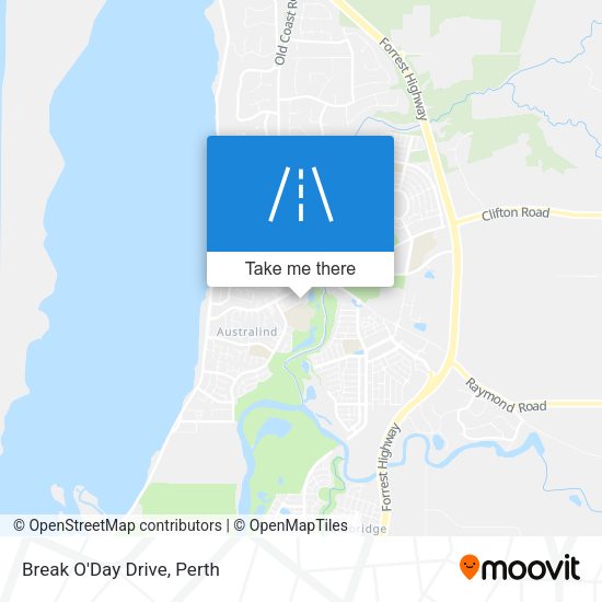 Break O'Day Drive map