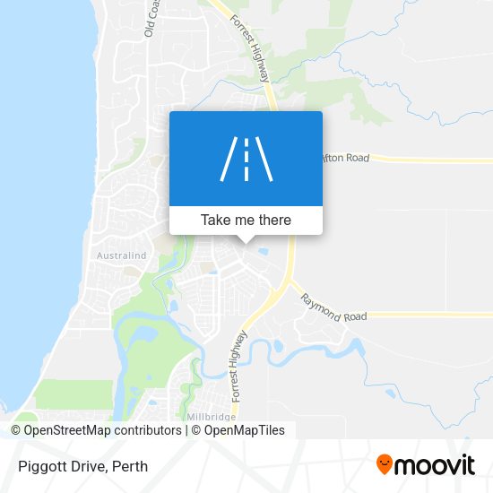 Piggott Drive map