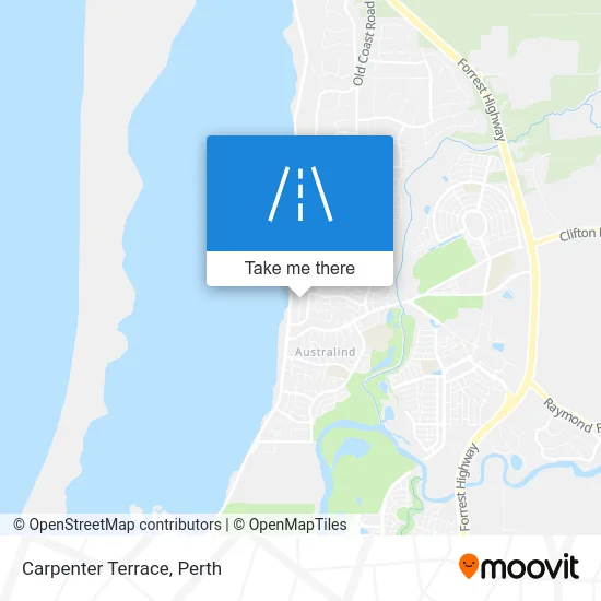 Mapa Carpenter Terrace