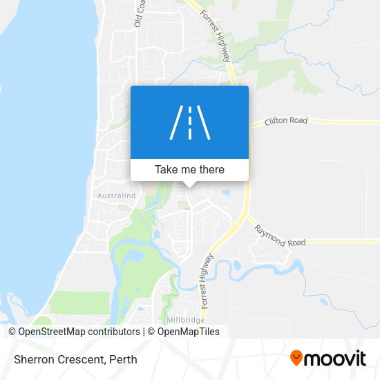 Sherron Crescent map