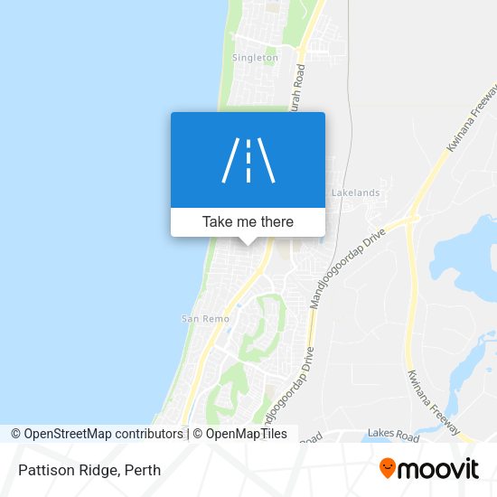 Pattison Ridge map