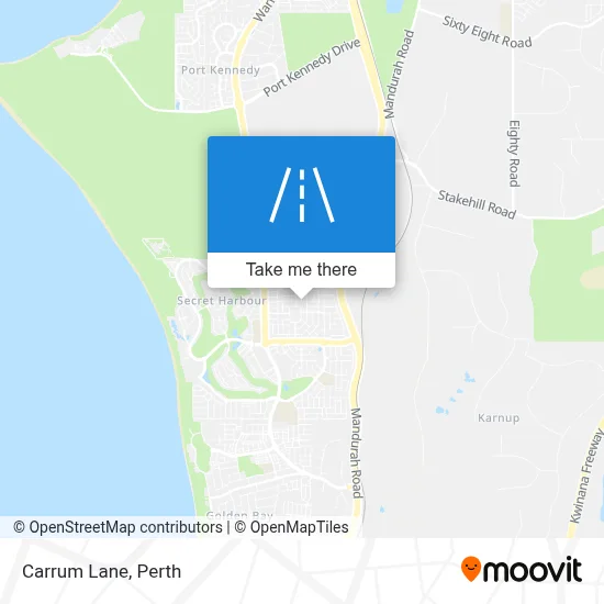 Mapa Carrum Lane