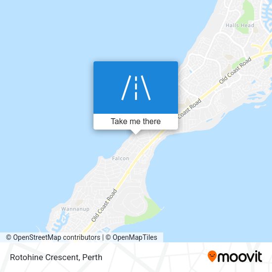 Rotohine Crescent map
