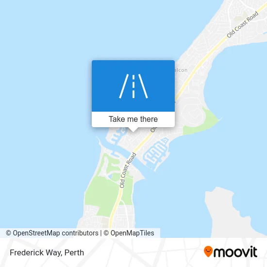 Mapa Frederick Way