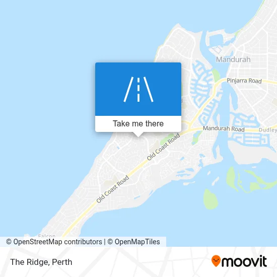 Mapa The Ridge