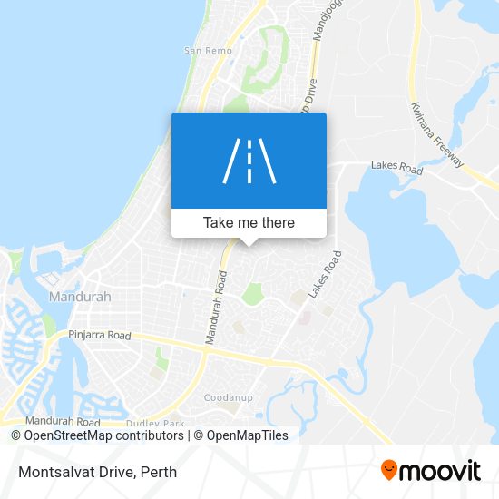 Montsalvat Drive map