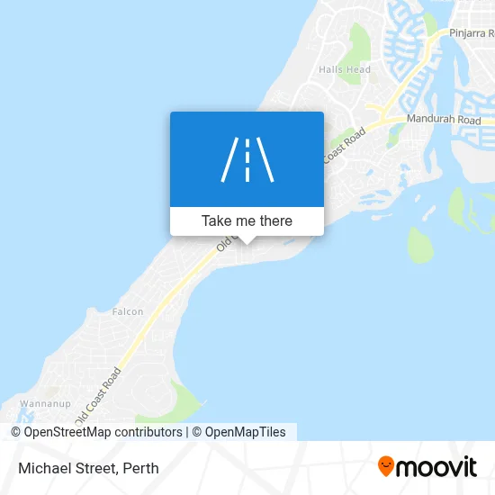 Mapa Michael Street