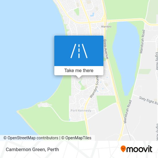 Cambernon Green map