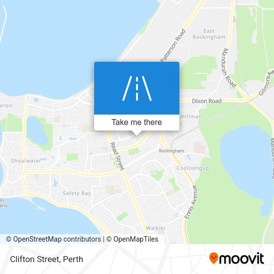 Clifton Street map