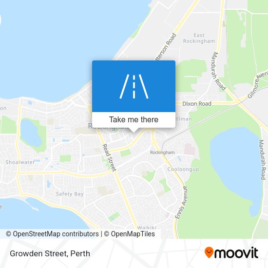 Growden Street map