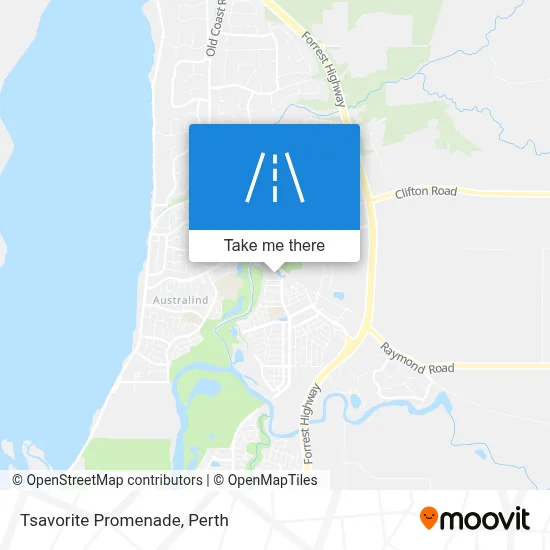 Mapa Tsavorite Promenade