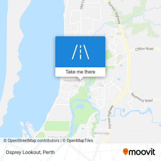 Osprey Lookout map