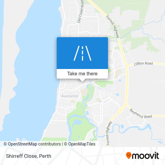 Shirreff Close map