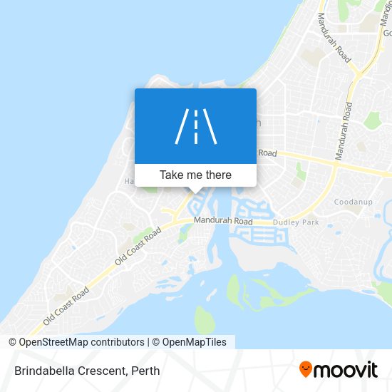 Brindabella Crescent map