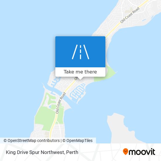 King Drive Spur Northwest map