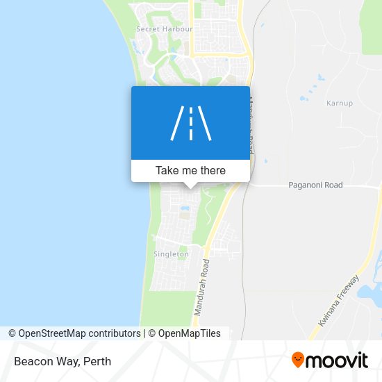 Beacon Way map