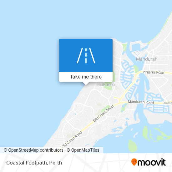 Mapa Coastal Footpath