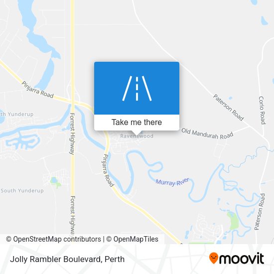 Jolly Rambler Boulevard map