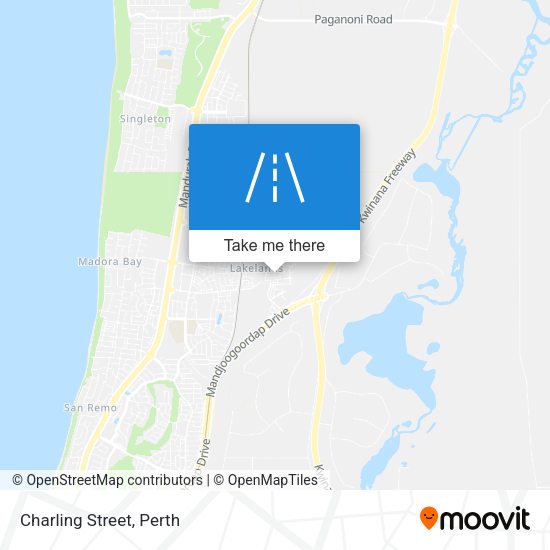 Charling Street map
