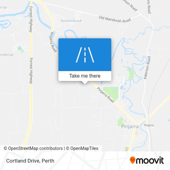 Cortland Drive map