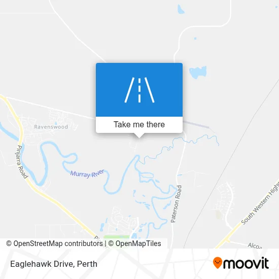 Mapa Eaglehawk Drive