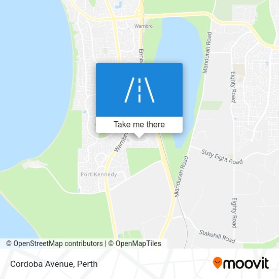 Cordoba Avenue map