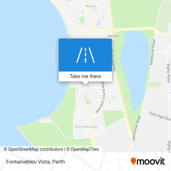 Fontainebleu Vista map