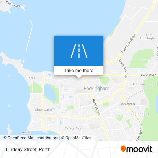 Lindsay Street map