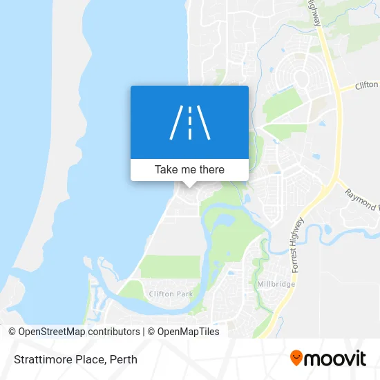 Mapa Strattimore Place