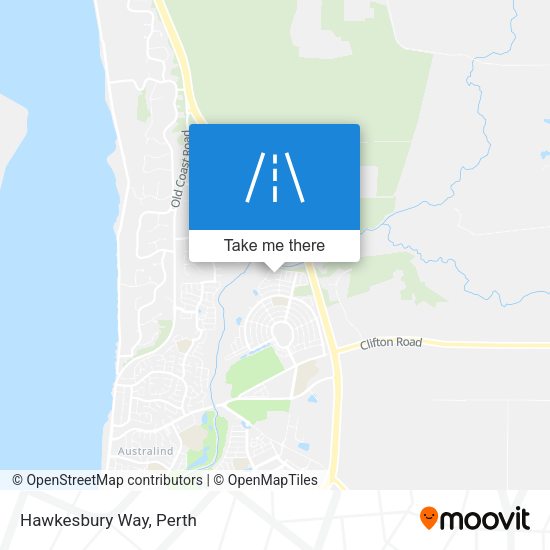 Hawkesbury Way map