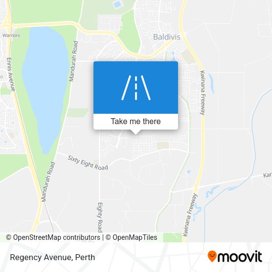 Regency Avenue map