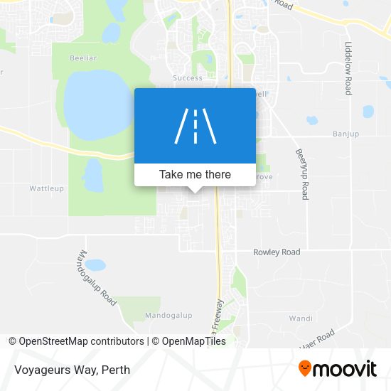 Voyageurs Way map