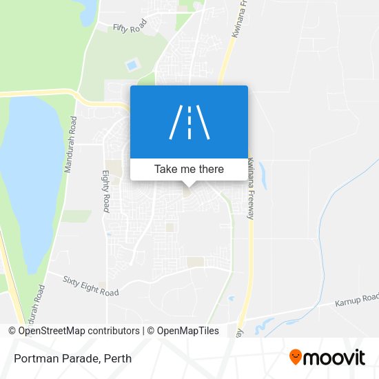 Portman Parade map