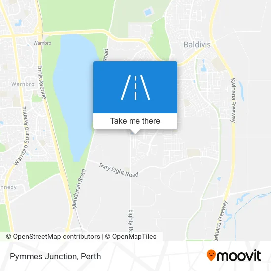 Mapa Pymmes Junction