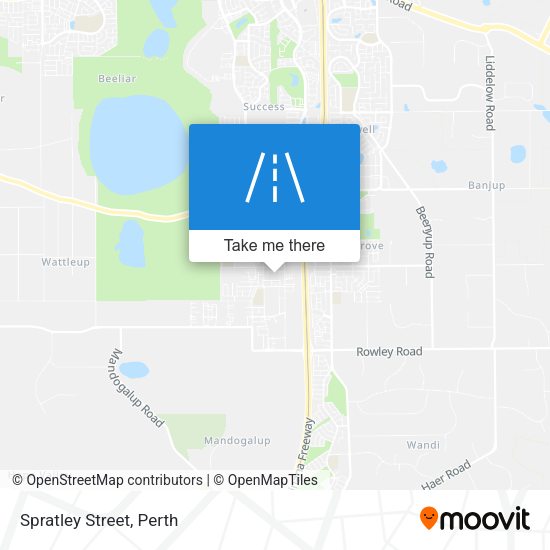 Spratley Street map